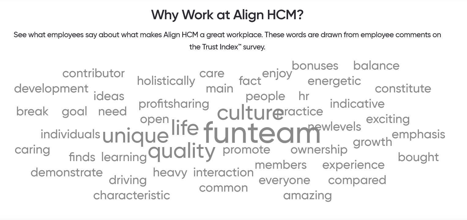 Align Great Place to Work